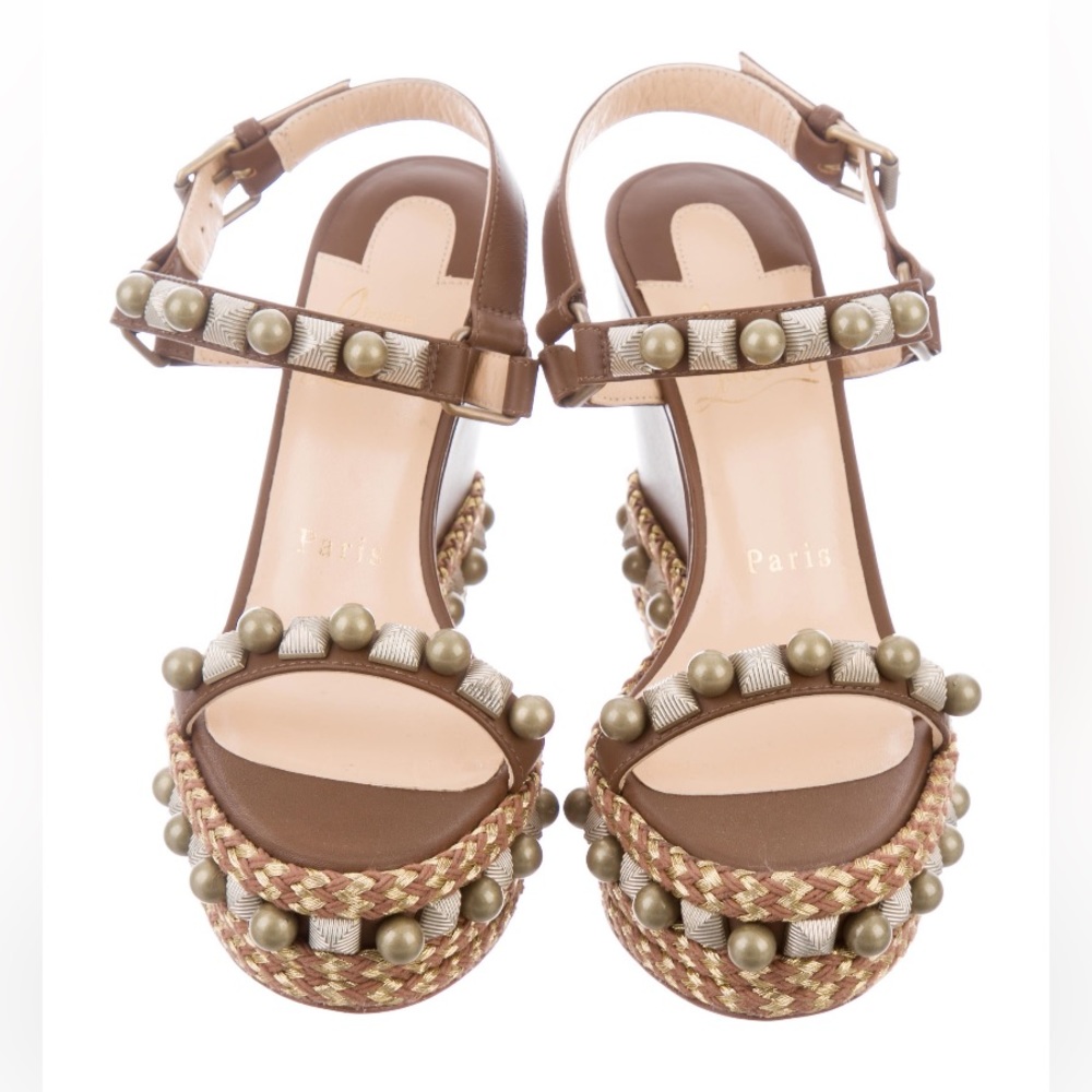 Christian Louboutin Cataconico Wedges Sandals